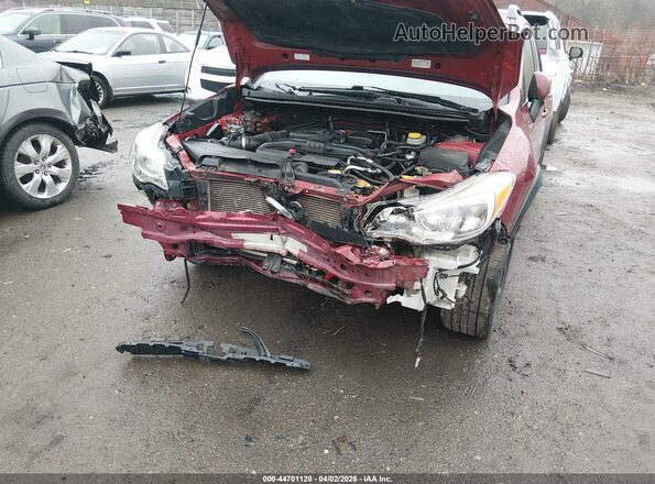 JF2GPADC4G8201532 2016 SUBARU CROSSTREK Red Դիմացի տեսք