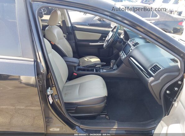 JF2GPANC3GH230132 2016 SUBARU CROSSTREK Черный Вид салона спереди