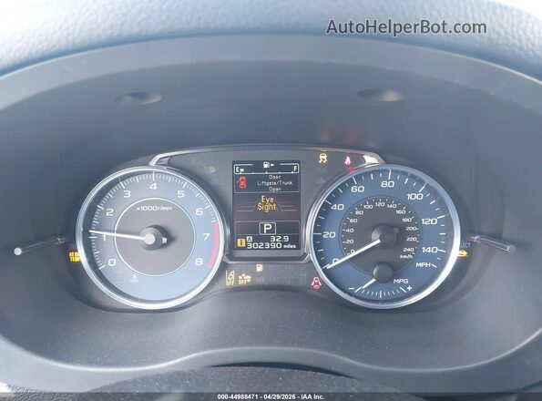 JF2GPANC3GH230132 2016 SUBARU CROSSTREK Черный Вид задних сидений