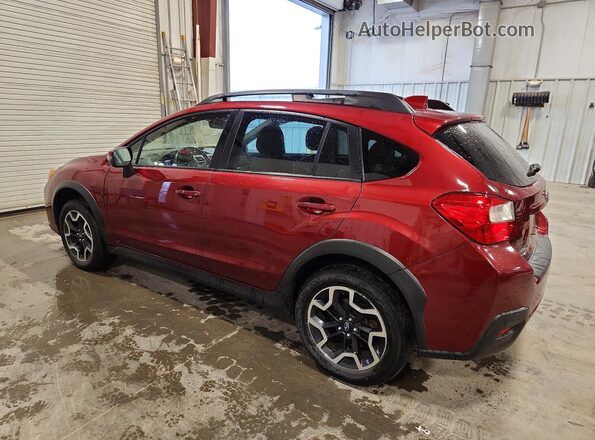 JF2GPANC7H8217045 2017 SUBARU CROSSTREK Красный Задняя левая четверть