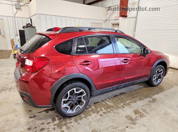 JF2GPANC7H8217045 2017 SUBARU CROSSTREK Красный Задняя правая четверть
