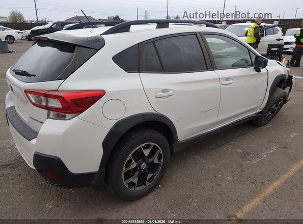 JF2GTAAC3JH234075 2018 SUBARU CROSSTREK Белый Задняя правая четверть