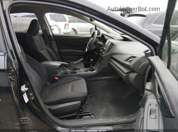 JF2GTAAC6KG253193 2019 SUBARU CROSSTREK Black Widok wnętrza z przodu