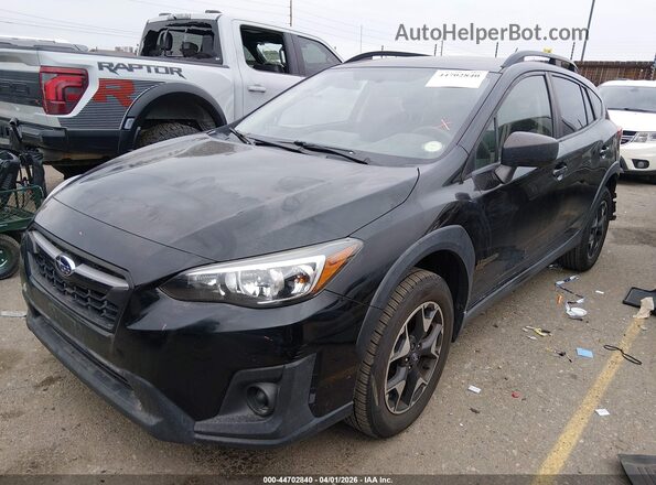 JF2GTAAC6KG253193 2019 SUBARU CROSSTREK Black Przód lewy