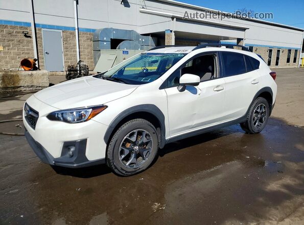 JF2GTABCXJH219829 2018 SUBARU CROSSTREK Белый Передняя левая четверть