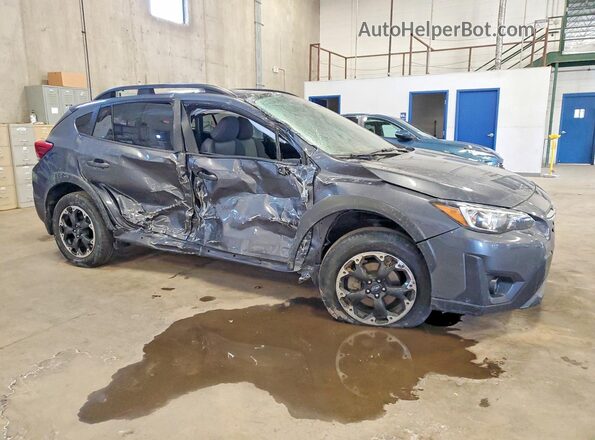 JF2GTAEC4NH228415 2022 SUBARU CROSSTREK Серый Передняя правая четверть