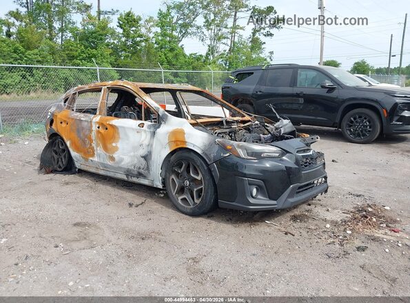 JF2GTAMC0J8201045 2018 SUBARU CROSSTREK Black Przód prawy