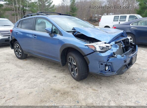 JF2GTAMC3LH270265 2020 SUBARU CROSSTREK Синий Передняя правая четверть