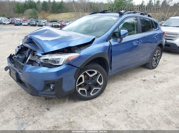 JF2GTAMC3LH270265 2020 SUBARU CROSSTREK Синий Передняя левая четверть