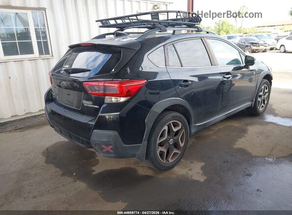 JF2GTAMC5JH320371 2018 SUBARU CROSSTREK Черный Задняя правая четверть