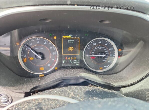 JF2GTAMCXK8380941 2019 SUBARU CROSSTREK Белый Вид щитка приборов