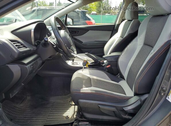JF2GTAPC3L8273615 2020 SUBARU CROSSTREK Gray Widok wnętrza z przodu