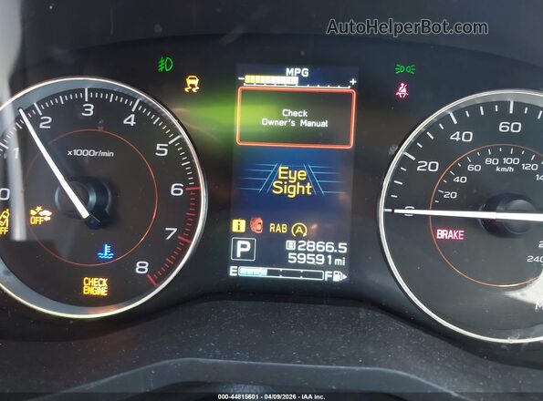 JF2GTHNC6NH267466 2022 SUBARU CROSSTREK Черный 