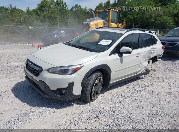 JF2GTHNC7M8261237 2021 SUBARU CROSSTREK Белый Передняя левая четверть