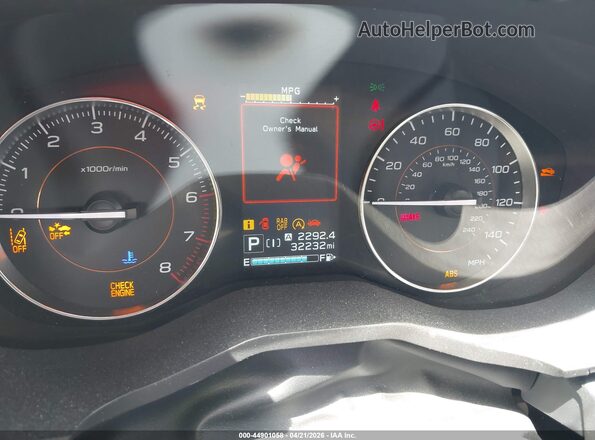JF2GTHNC7M8261237 2021 SUBARU CROSSTREK Белый Вид задних сидений