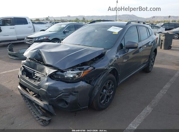 JF2GTHRC1PH306008 2023 SUBARU CROSSTREK Серый Передняя левая четверть