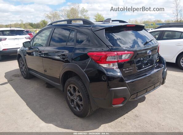 JF2GTHRC3PH203107 2023 SUBARU CROSSTREK Черный Задняя левая четверть