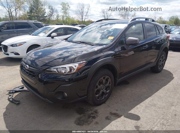 JF2GTHRC3PH203107 2023 SUBARU CROSSTREK Черный Передняя левая четверть