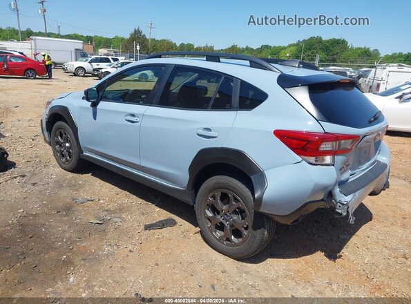 JF2GTHRC4MH315250 2021 SUBARU CROSSTREK Light Blue Rear left