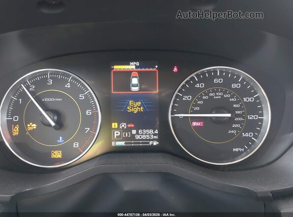JF2GTHSC2MH213150 2021 SUBARU CROSSTREK Серый Вид задних сидений