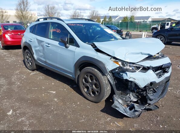 JF2GTHSC3MH208068 2021 SUBARU CROSSTREK Синий Передняя правая четверть