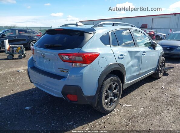 JF2GTHSC3MH208068 2021 SUBARU CROSSTREK Синий Задняя правая четверть
