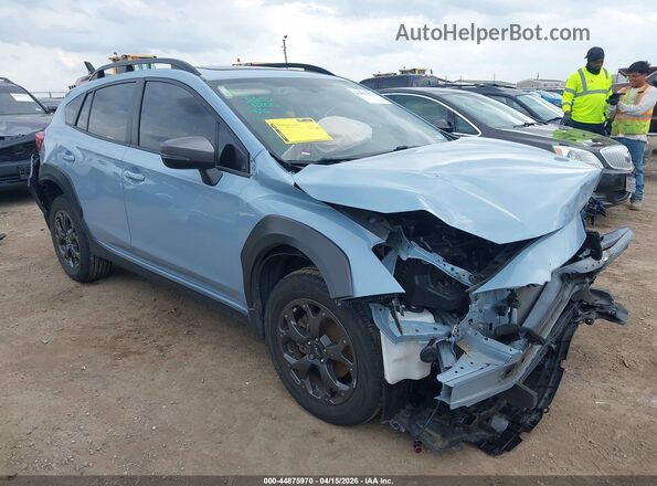 JF2GTHSC6NH214433 2022 SUBARU CROSSTREK Blue Առջևի աջ