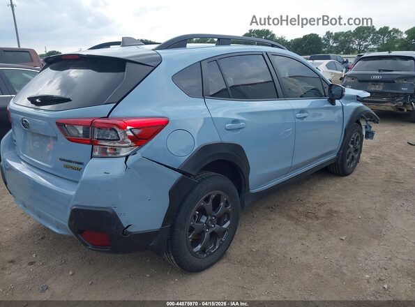 JF2GTHSC6NH214433 2022 SUBARU CROSSTREK Blue Հետևի աջ