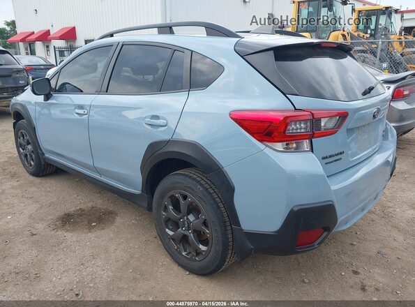 JF2GTHSC6NH214433 2022 SUBARU CROSSTREK Blue Հետևի ձախ
