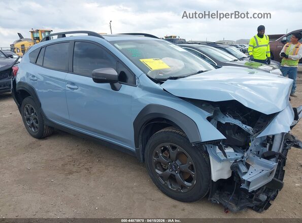 JF2GTHSC6NH214433 2022 SUBARU CROSSTREK Blue Սալոնի 360 աստիճան տեսք