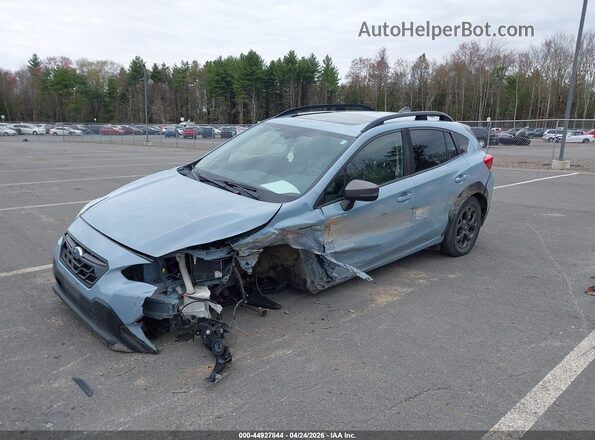 JF2GTHSC7MH385819 2021 SUBARU CROSSTREK Синий Передняя левая четверть