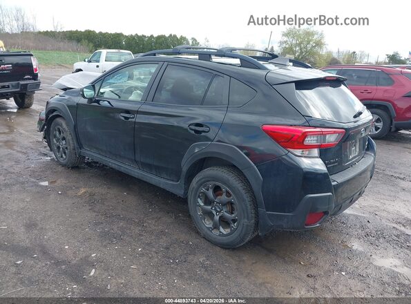 JF2GTHSC7NH257307 2022 SUBARU CROSSTREK Черный Задняя левая четверть