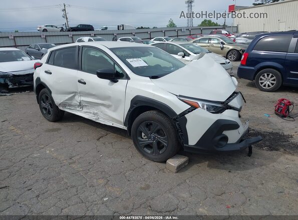 JF2GUABC6RH222896 2024 SUBARU CROSSTREK White Przód prawy