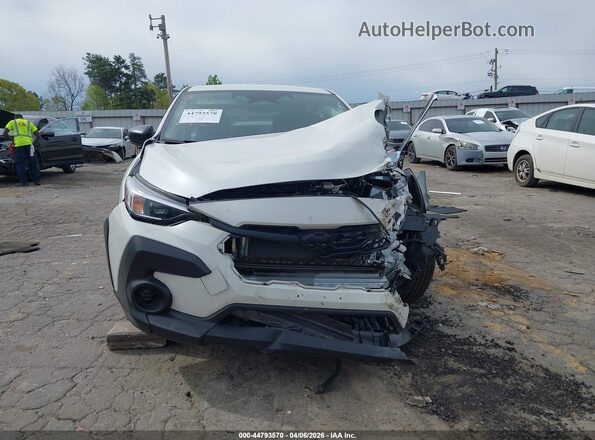 JF2GUABC6RH222896 2024 SUBARU CROSSTREK White Widok zestawu wskaźników