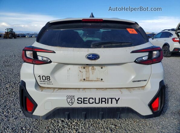 JF2GUABCXR8369917 2024 SUBARU CROSSTREK White Հետևի տեսք