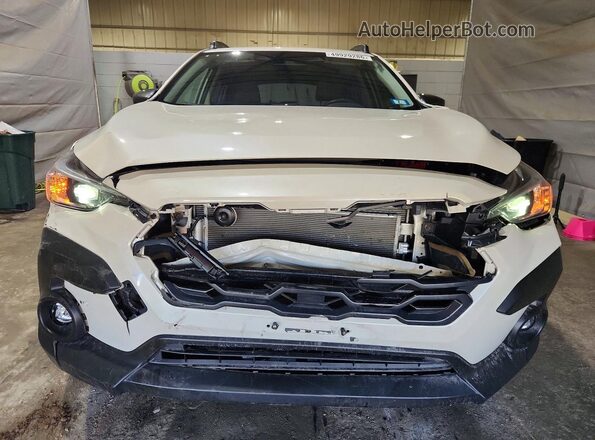 JF2GUADC1R8387834 2024 SUBARU CROSSTREK Белый Вид спереди