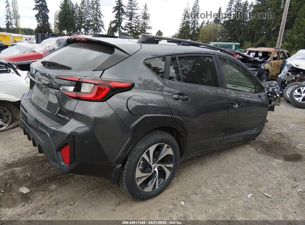 JF2GUADC9RH392134 2024 SUBARU CROSSTREK Черный Задняя правая четверть
