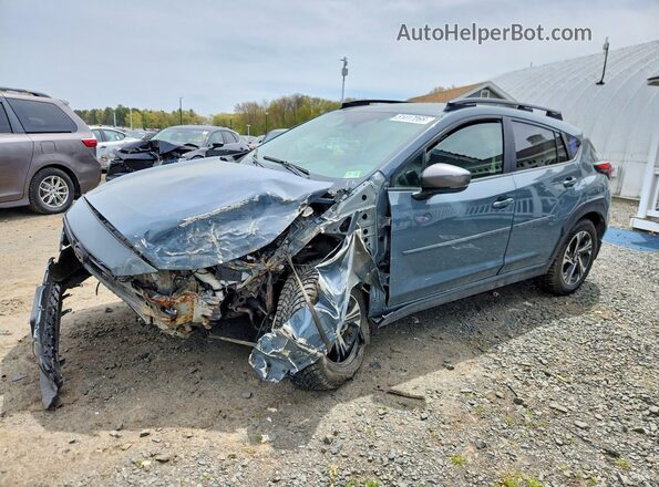 JF2GUHDC2SH280595 2025 SUBARU CROSSTREK Синий Передняя левая четверть