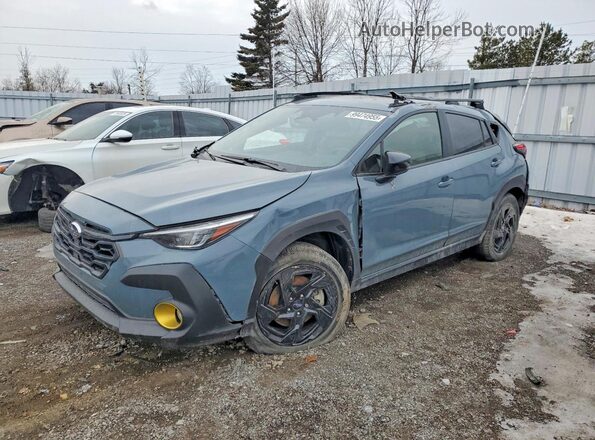JF2GUHFC5RH902887 2024 SUBARU CROSSTREK Gray Передня ліва чверть