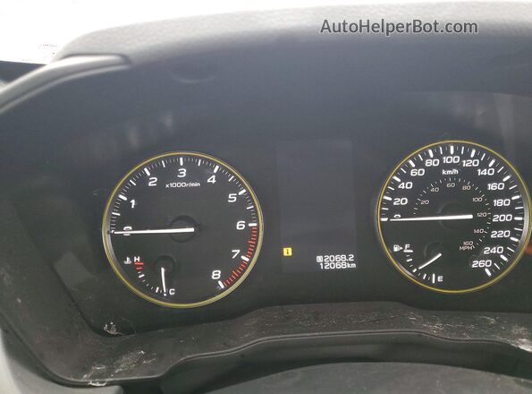 JF2GUHFC5RH902887 2024 SUBARU CROSSTREK Gray Вид щитка приладів