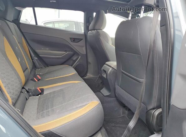 JF2GUHFC5RH902887 2024 SUBARU CROSSTREK Gray Вид задніх сидінь