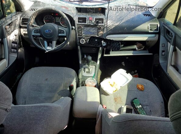 JF2SJABC0HH462401 2017 SUBARU FORESTER 2.5 Синий Вид панели приборов