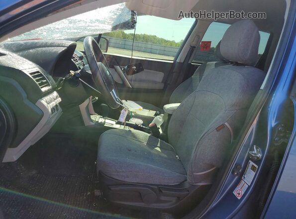 JF2SJABC0HH462401 2017 SUBARU FORESTER 2.5 Синий Вид салона спереди