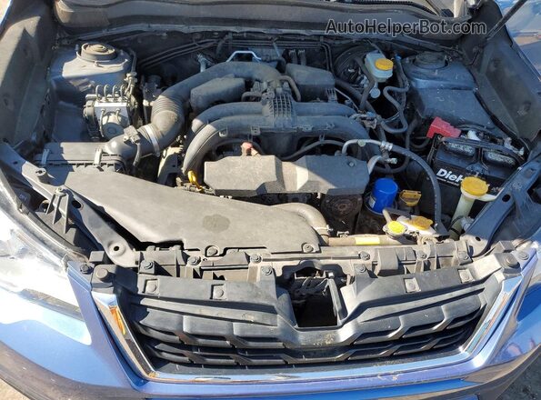JF2SJABC0HH462401 2017 SUBARU FORESTER 2.5 Синий Вид подкапотного пространства