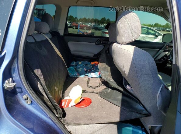JF2SJABC0HH462401 2017 SUBARU FORESTER 2.5 Синий Вид задней части салона