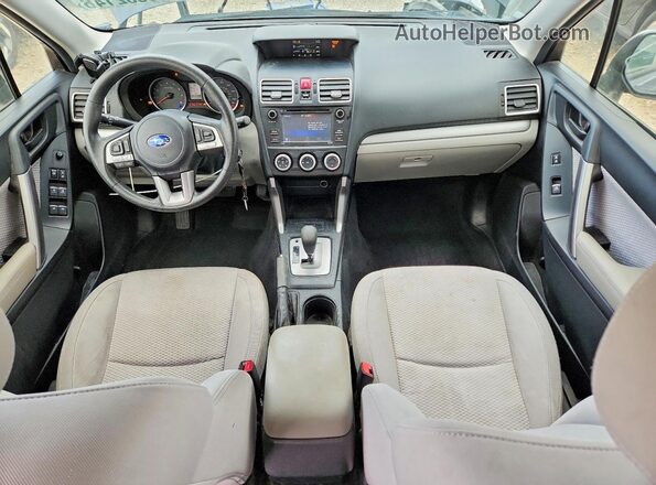 JF2SJABC2HH408128 2017 SUBARU FORESTER Угольный Вид панели приборов