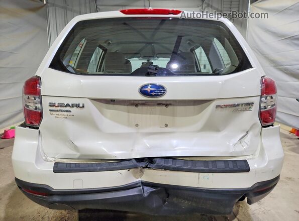 JF2SJABC3GH427575 2016 SUBARU FORESTER 2.5 Белый Вид сзади