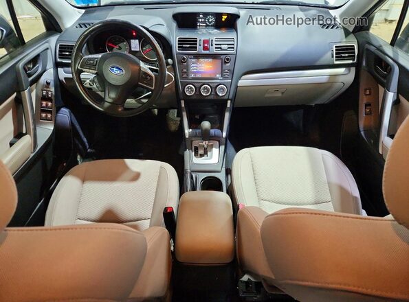 JF2SJABC3GH427575 2016 SUBARU FORESTER 2.5 Белый Вид панели приборов