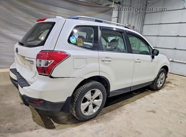 JF2SJABC3GH427575 2016 SUBARU FORESTER 2.5 Белый Задняя правая четверть