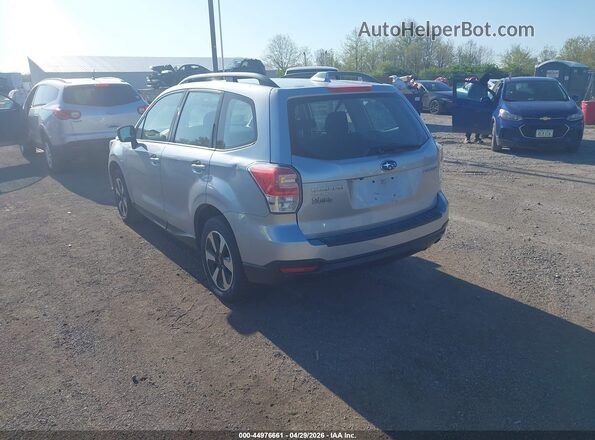 JF2SJABC3JH478517 2018 SUBARU FORESTER 2.5 Silver Задня ліва чверть